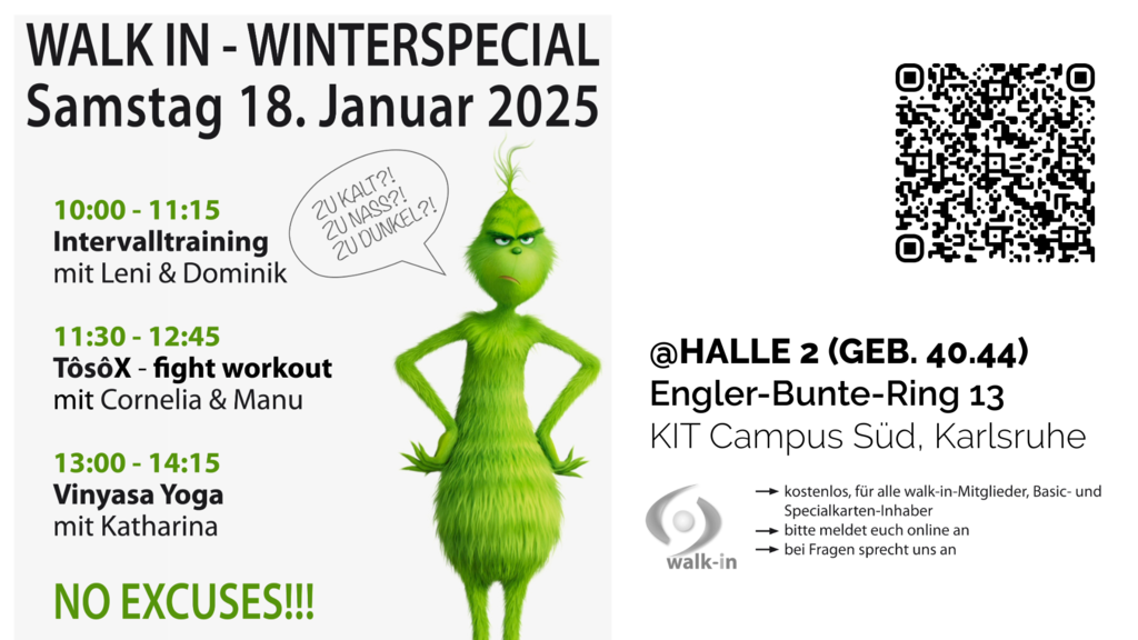 walk-in Winterspecial